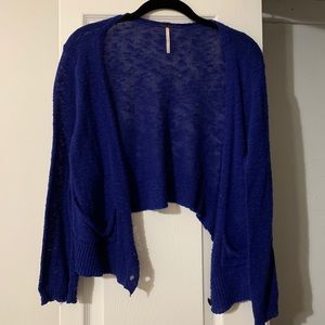 Free People cropped cardigan